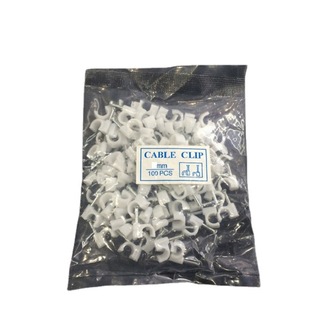 Round Wire Clip, Wire Nail, Can Fix Network Cable, Telephone Line Clip, Wire, 6mm Caliber, a Pack of 100 Pieces Factory