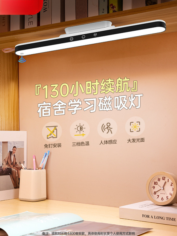 Desk Lamp Dormitory Lamp Eye Protection Learning Wall-Mounted Bedside Reading College Student Desk Magnetic Adsorption Cool Lamp Desk Lamp Dormitory Lamp Eye Protection Learning Wall-Mounted Bedside Reading College Student Desk Magnetic Adsorption Cool Lamp