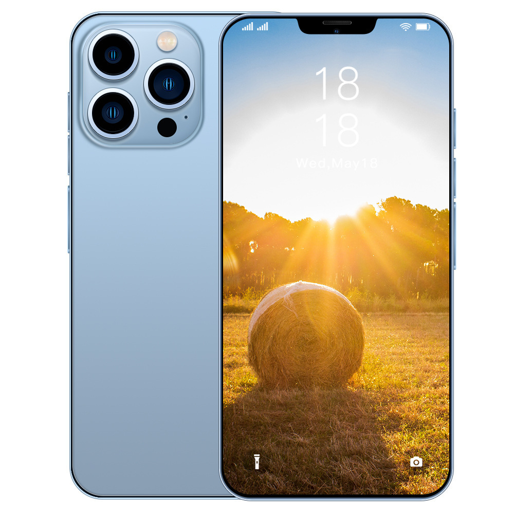Cross-Border Mobile Phone New Model I14Promax Ultra-Large Screen 12+512Gb Low Price in Stock Foreign Trade Wholesale Tk Can Be Shipped on Behalf of Others