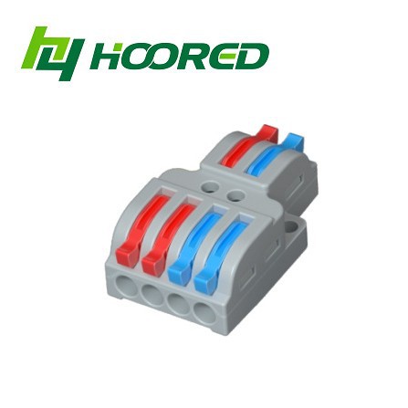 436/439快速连接器 3进6出 3进9出简易接线大电流紫铜PA66