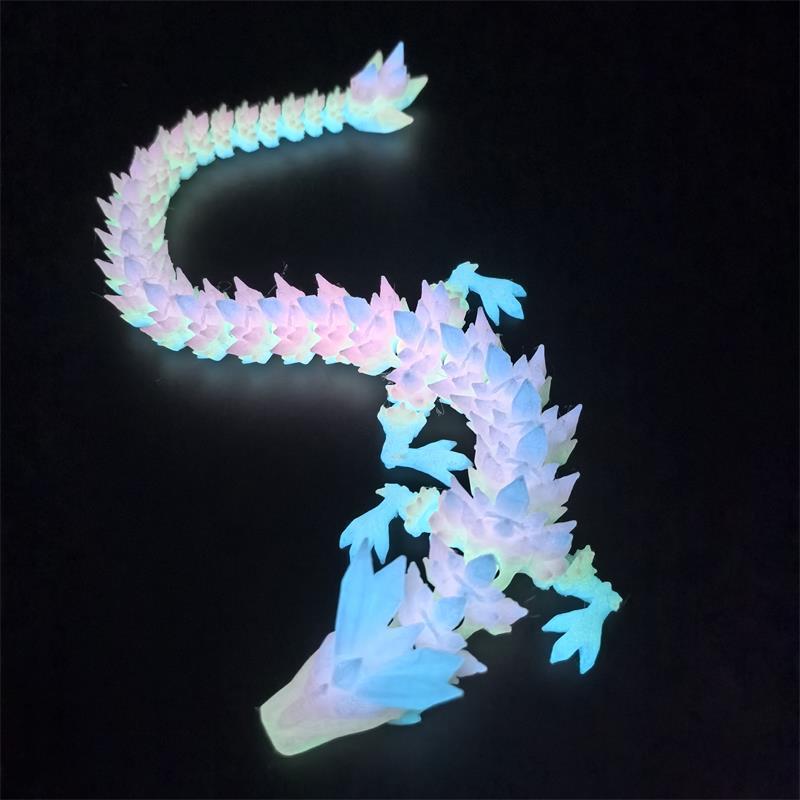 크리스탈 드래곤 [Light-in-the-Dark] 무지개 *보라색 빛이 있는*