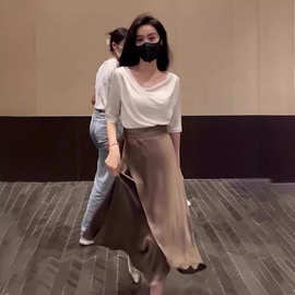新款女装夏装小香风小众不撞款套装气质高级感半身裙子两件套