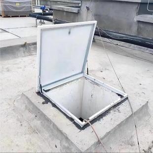 Aluminum alloy rainproof well rainproof cover plate roof upper manhole cover plate roof opening roof manhole cover plate