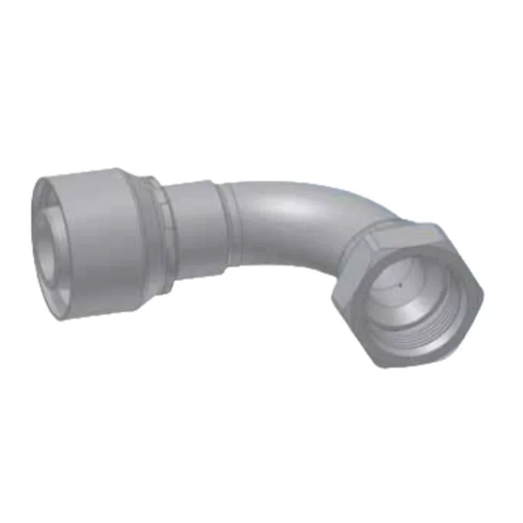 Импортная углеродистая сталь, оцинкованная обжимная интегрированная муфта, колено 90 градусов, модель 13943-12-12, аксессуары для оборудования