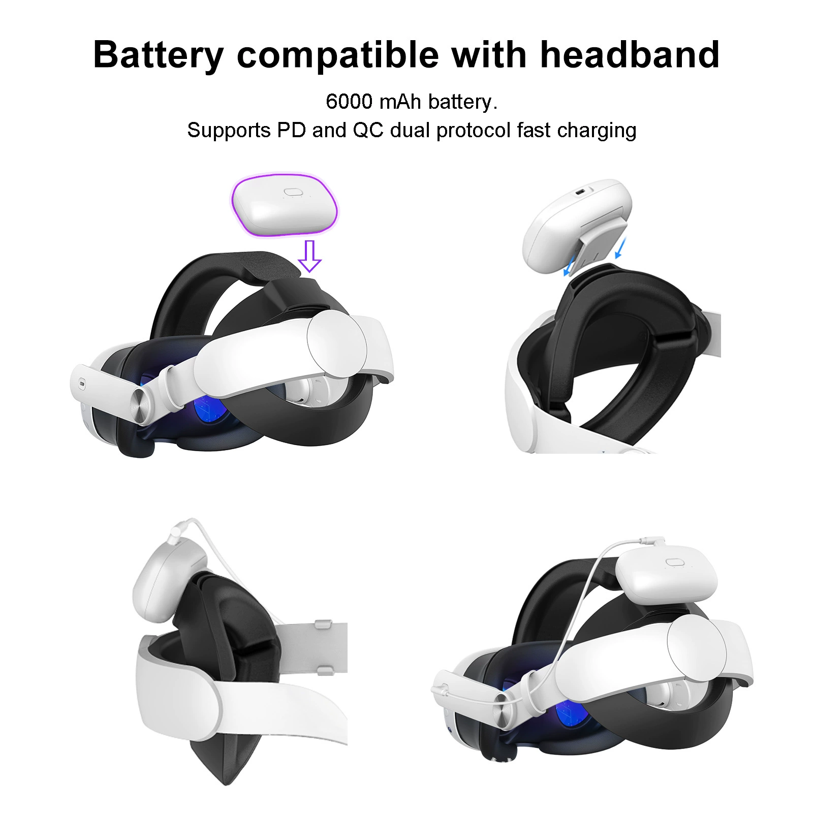 Для Meta Oculus Quest3S Elite: комплект для головы с VR-аксессуарами для регулировки и замены, комфортное ношение в виртуальной реальности