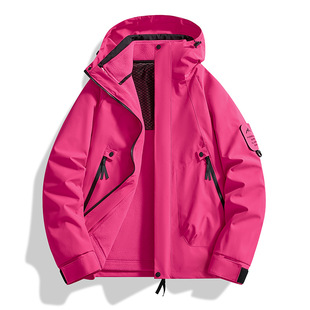 Jacket Women's New Cold-Proof Jacket Jacket Couple Outdoor Windproof and Waterproof Large Size Mountaineering Spring & Fall Jacket Men