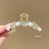 Hairgrip from pearl, big crab pin, shark, hair accessory, hairpins, internet celebrity, new collection, wholesale