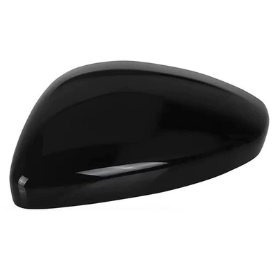 Suitable for 13-19 Peugeot 2008 and 15-19 208 Rearview Mirror Cover, Rearview Mirror Housing, Reflector Modification (Other Automotive Exterior Supplies) - black-cover-left-replacement