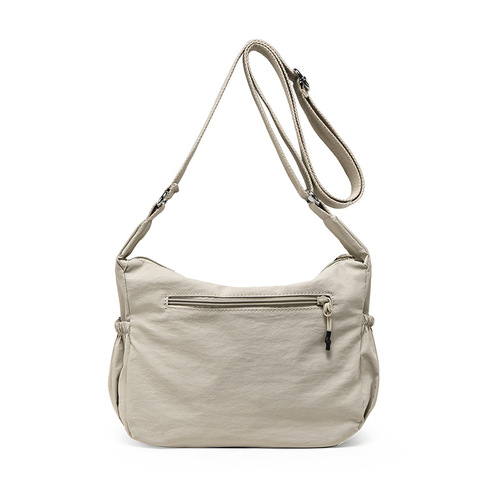 Fashionable ladies shoulder bag casual travel crossbody bag lightweight water-resistant nylon cloth bag fashionable shopping commuting bag