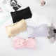 Thin One-word Beautiful Back Underwear Wrapped Chest with Chest Pad Wear-free Bra One-piece Ice Silk Traceless Anti-running Light Tube Bust