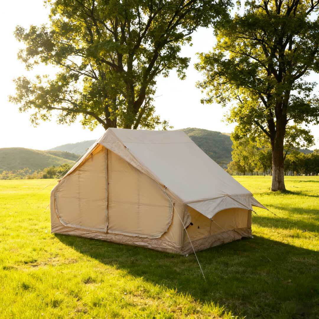 Outdoor Inflatable Tent Camping Portable Folding Tent Sunshade Rainproof Thickened Automatic Tent