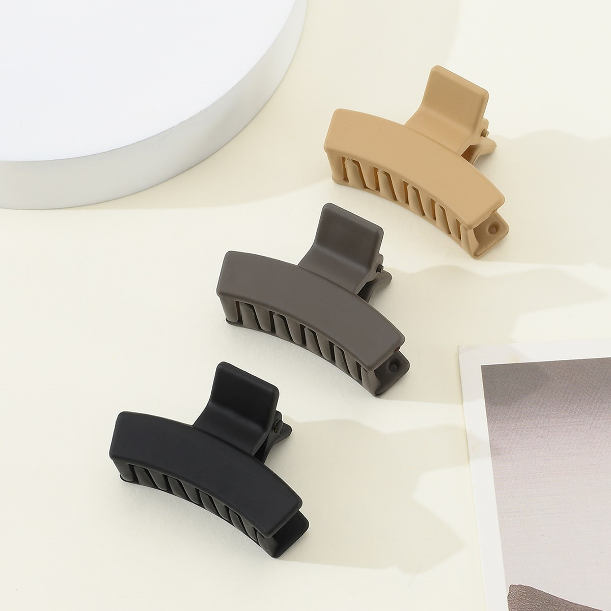 3-piezas pequeño tamaño clip helado mate niña niños mini lindo color horquilla roto pelo tiburón clip transfronterizo