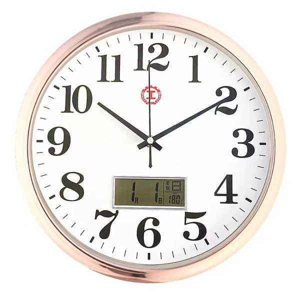 30cm I-shaped rose gold calendar model