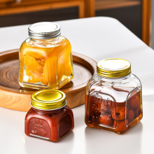 透明玻璃蜂蜜瓶牛肉酱密封罐果酱蜂蜜瓶家用分装瓶泡菜罐头瓶批发