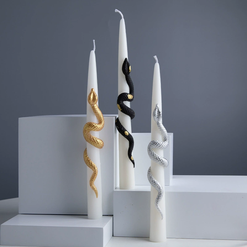 Industrial three dimensional candle, atmospheric decorations, halloween