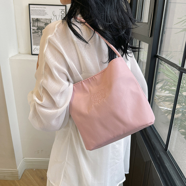 Nylon one-shoulder bag
