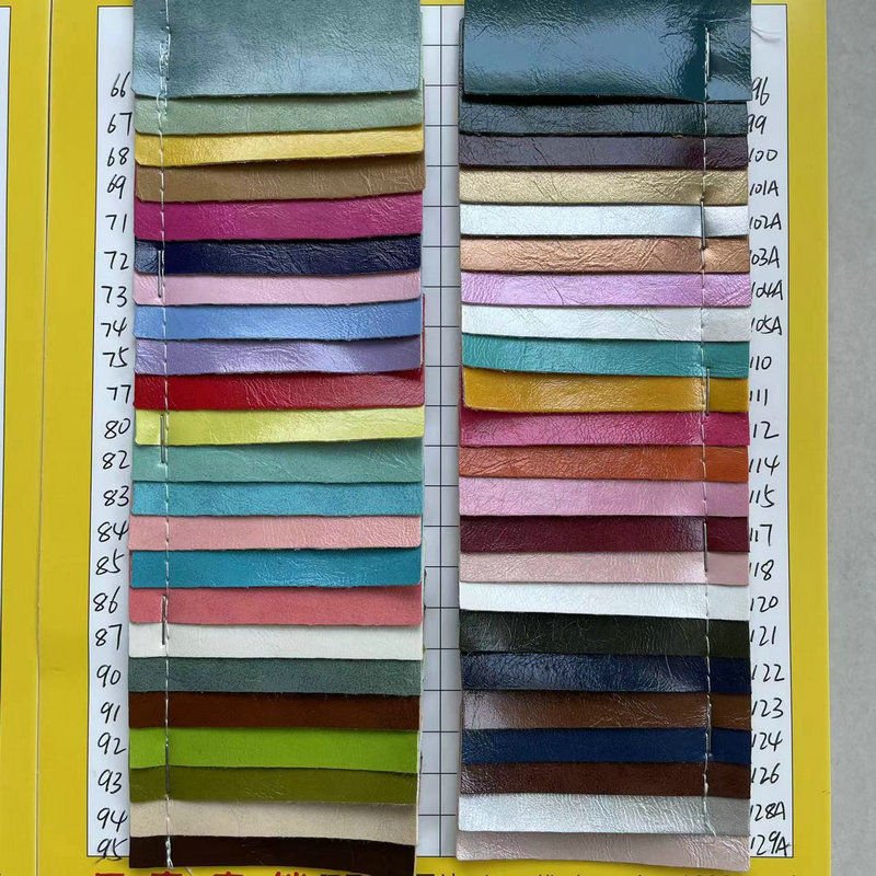 Spot Oil Waxed Leather Pvc Leather 0.7 Thick Brushed Elastic Bottom Artificial Leather Luggage Leather Home Decoration Fabric