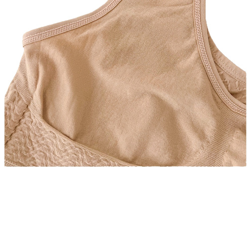 Ultra-thin single-layer underwear without underwire, lightweight and comfortable, suitable for middle-aged and elderly women