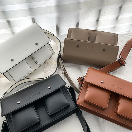 New men's bag, high-end small square bag, trendy brand, retro fashion trend, men's messenger bag, shoulder bag