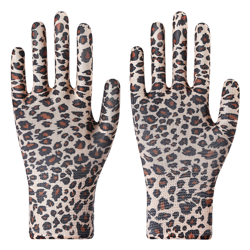 표범 무늬 장갑
