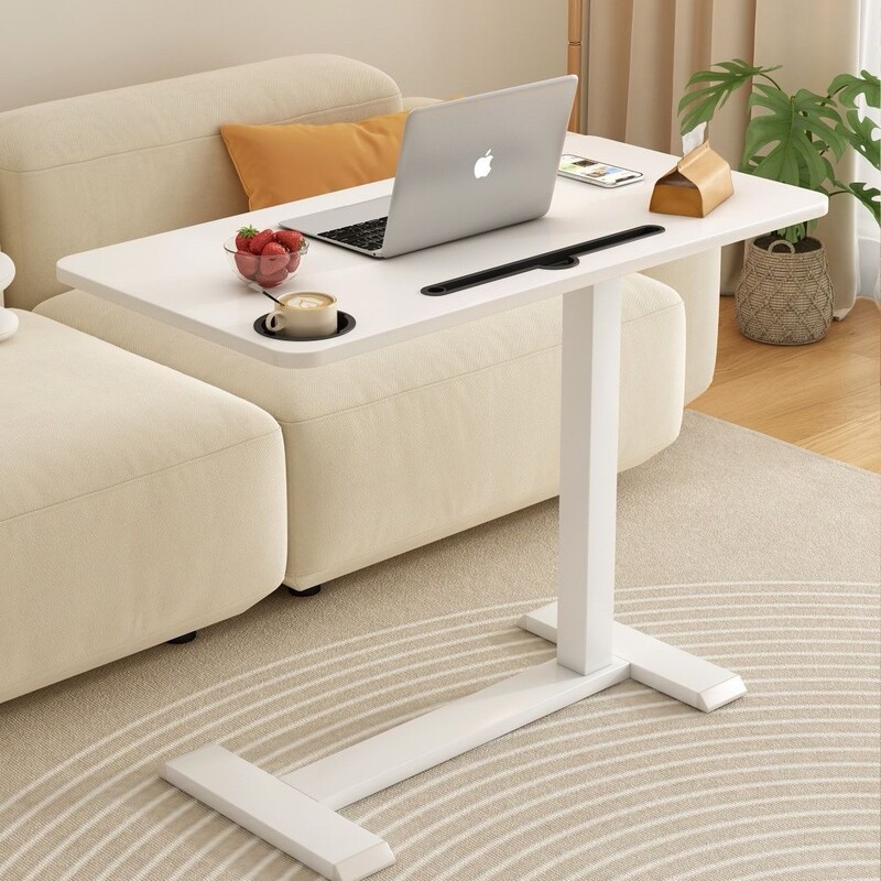 Movable computer desk for home use in the bedroom, suitable for studying and working, simple multi-functional folding desk, standing adjustable height desk