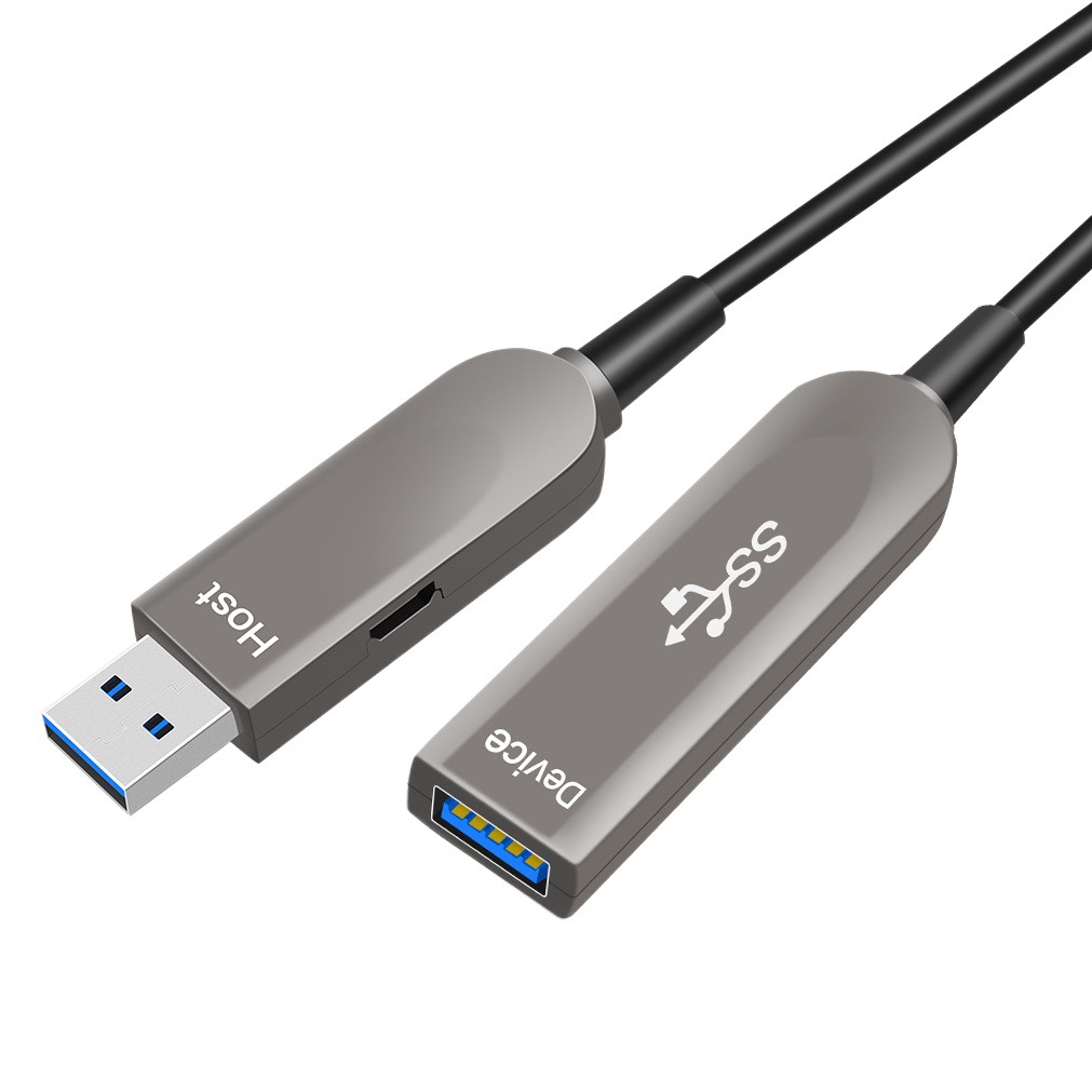 長距離USB3.0光ファイバー延長ケーブル、無損失伝送監視カメラ接続ケーブル、産業用カメラデータケーブル