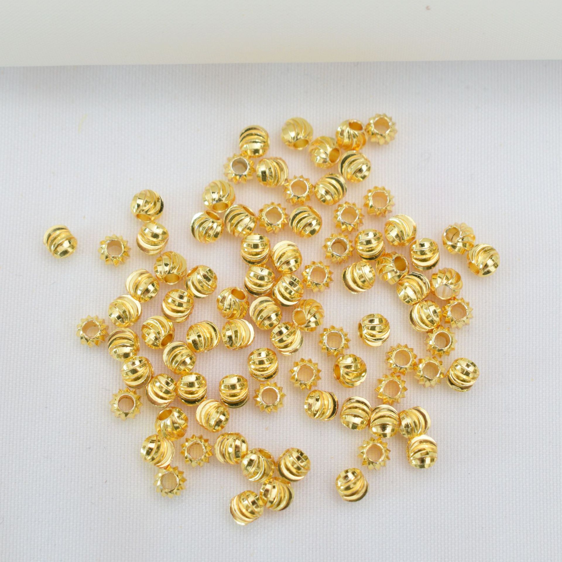 35g Weight Beads Jewelry Making Type 100 PCS/Package Copper Geometric Polished Jewelry Accessories Beads