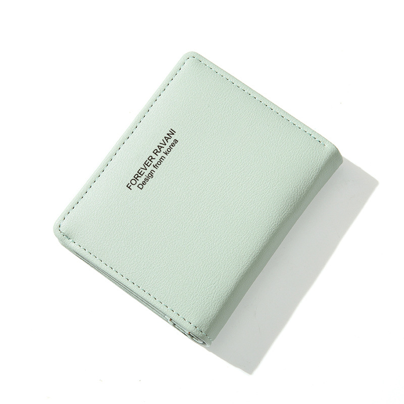 Haitao nueva cremallera monedero estilo coreano creativo multi-tarjeta estudiante billetera estilo coreano cartera creativa aprobación de la fábrica