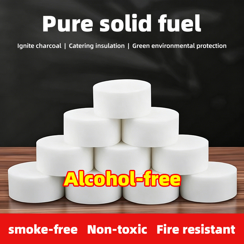 Directly from the Manufacturer: Outdoor Pure Solid Wax Blocks for Quick Burning of Charcoal, Smokeless, Odorless, Individually Packaged, Long-Lasting