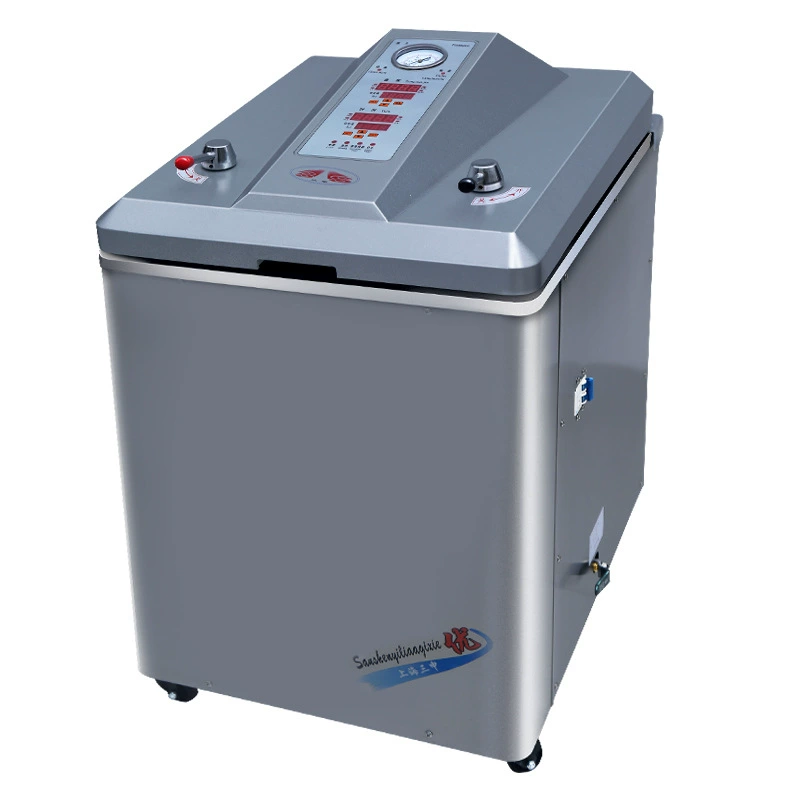 YM75LII с ЧПУ вертикальный паровой стерилизатор давления 75L температура крышки 105 ℃ ~ 136 ℃