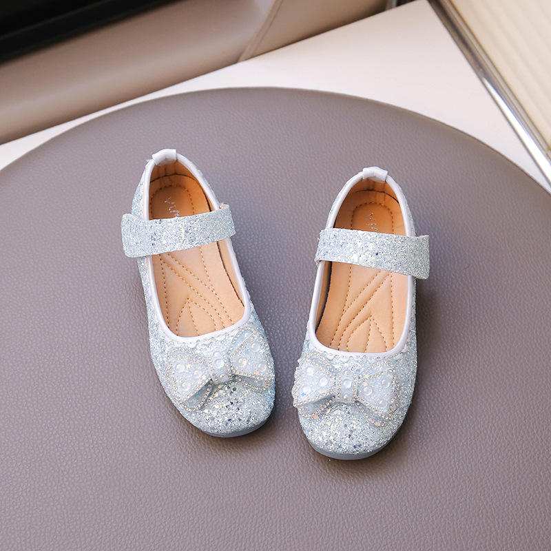 Zapatos de Baile con Diamantes de Imitación y Lazo de Cuero PU para Niñas image 5