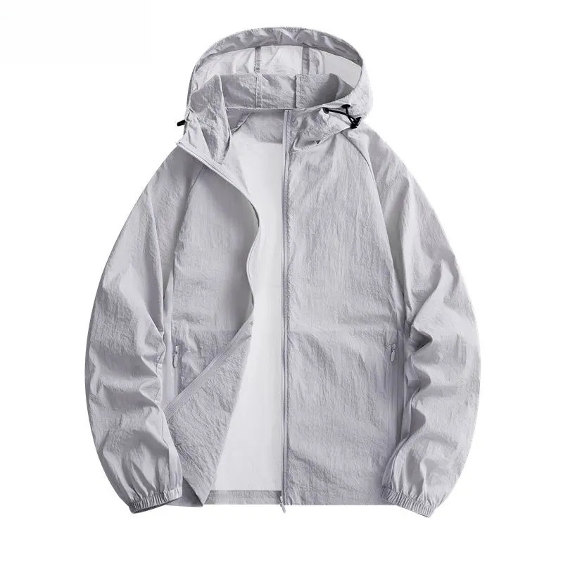 2025 Summer Lightweight Windbreaker Sun Protection Jacket Outdoor Casual Commuting Breathable Cool Skin Jacket