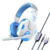 White and blue-ps4 (single hole device) luminous version