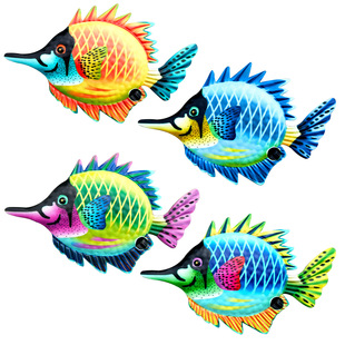 New cross-border supply Amazon iron outdoor garden crafts pendant decorations home decoration fish Wall