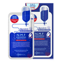 一般贸易韩国Medl美迪NMF针剂水库保湿面膜 锁水亮白敛毛孔10片
