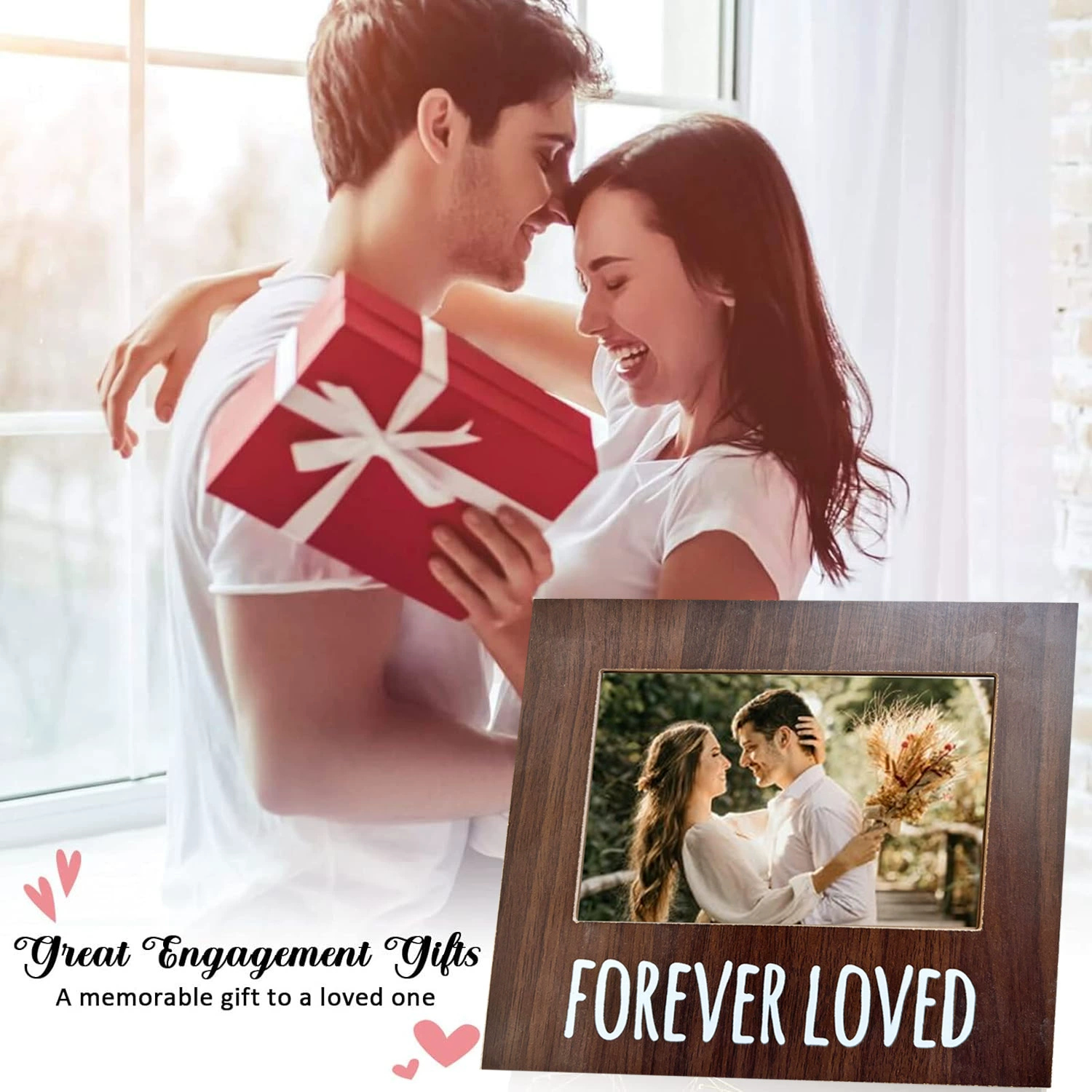 Пятно деревянная фоторамка любовь намотка подвесная фоторамка деревянная семейная фоторамка настенная рамка плотная фоторамка