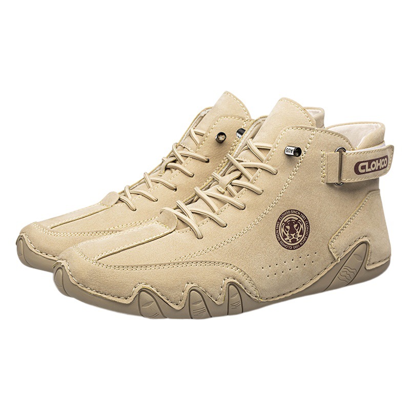 Cross-Border Foreign Trade Large Size Amazon Best-Selling Men's Martin Boots Autumn and Winter Popular High-Top Casual Octopus Men's Shoes