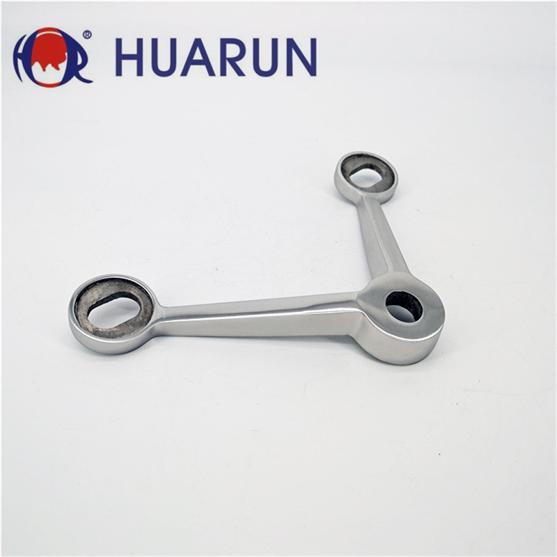 观光电梯幕墙玻璃抓 304/316不锈钢固定驳接爪 90度