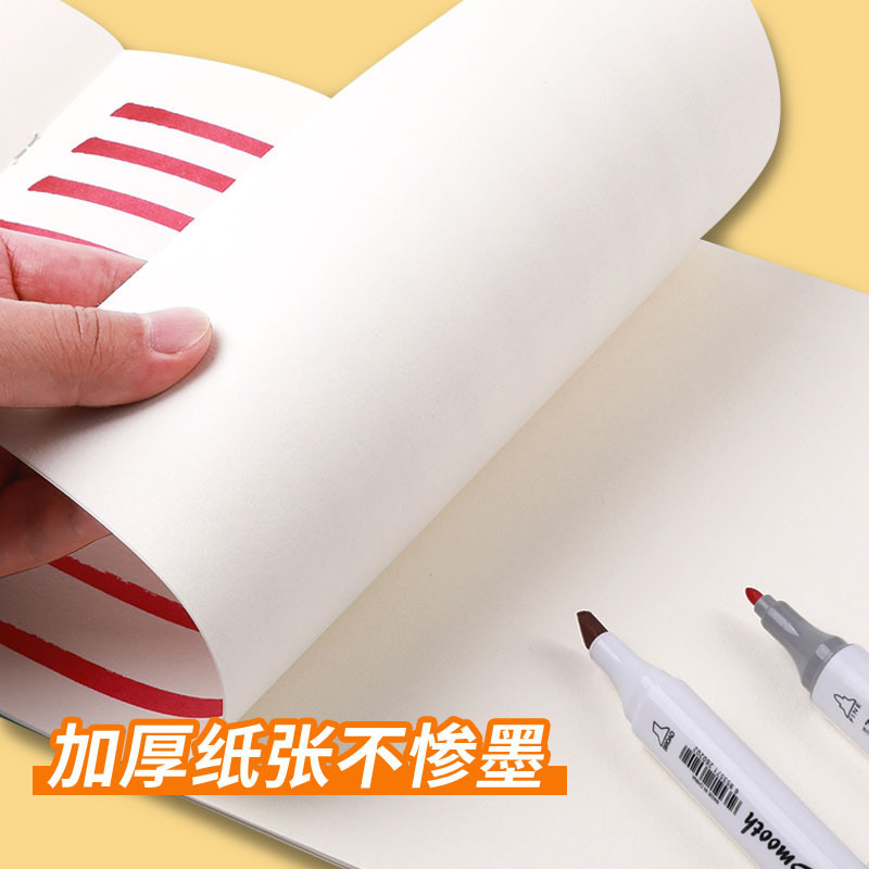 厚紙A4アートブック、厚手のイラストブック、落書き用画帳、白紙スケッチブック、子供用厚紙|undefined