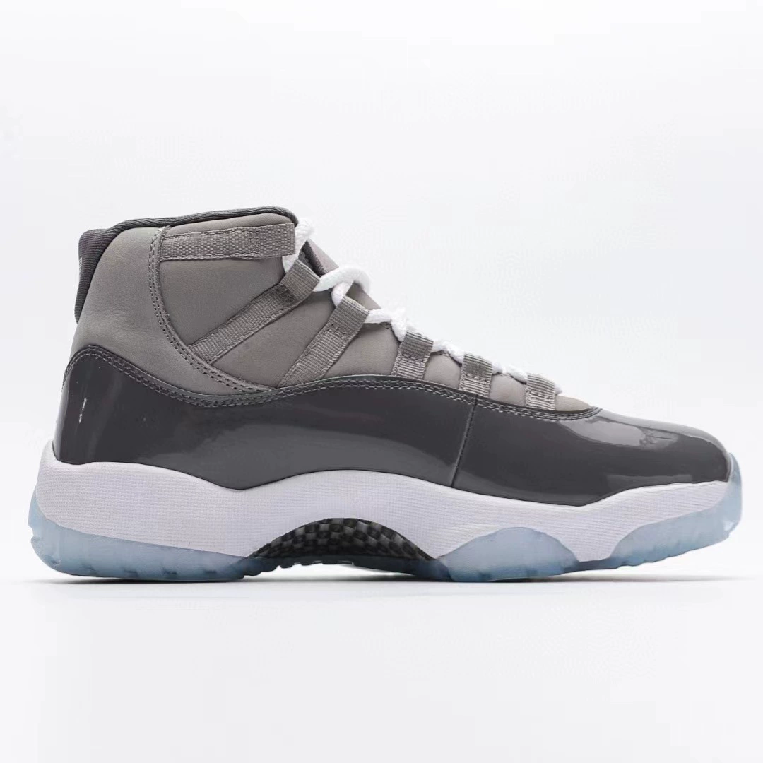 √weiqin Putian Pure Original High-version Aj11 High Bang Kang Kuang Black Silver Men and Women Sports and Leisure Anti-slip and Wear Resistant