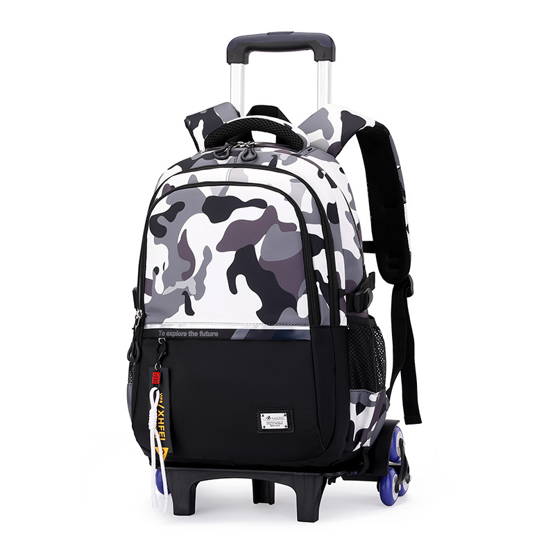 Nueva bolsa de tracción ligera para niños de escuela primaria, bolsa de gran capacidad para estudiantes de secundaria 3 - 6 grados, bolsa de escaleras