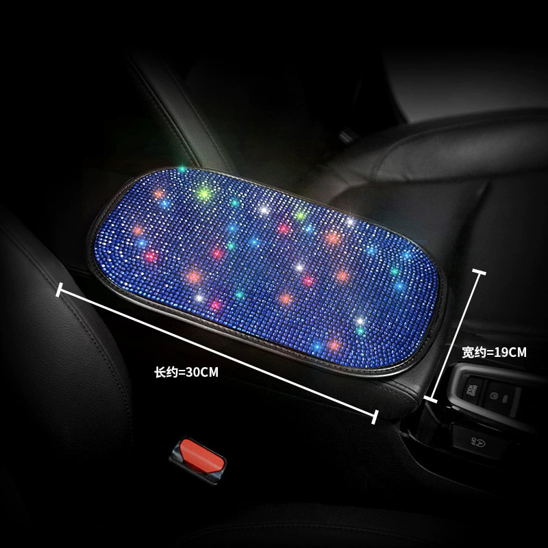 Venta al por mayor de diamante-caja de apoyabrazos del coche integrado pad universal interior caja de apoyabrazos central almohadilla protectora cubierta de los apoyabrazos engrosada almohadilla protectora