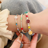 Universal beaded bracelet from pearl, design jewelry, trend of season