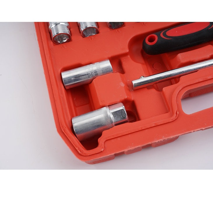In stock: 37-piece auto repair socket wrench set, car maintenance tools, car repair ratchet, vehicle hardware toolbox