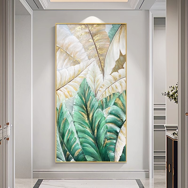 Household large hand-painted oil painting living room decorative painting modern simple light luxury entrance floor hanging painting texture painting Household large hand-painted oil painting living room decorative painting modern simple light luxury entrance floor hanging painting texture painting