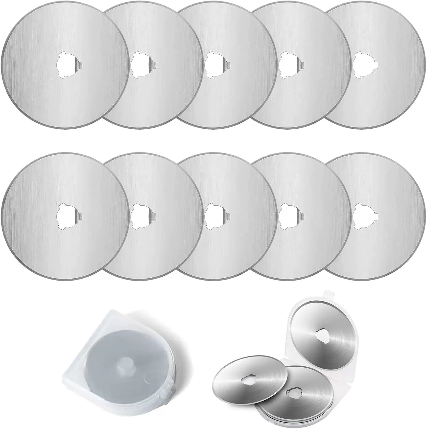 28-мм и 45-мм роторные дисковые ножи для резки кожи и ткани, роликовые лезвия для раскройных машин