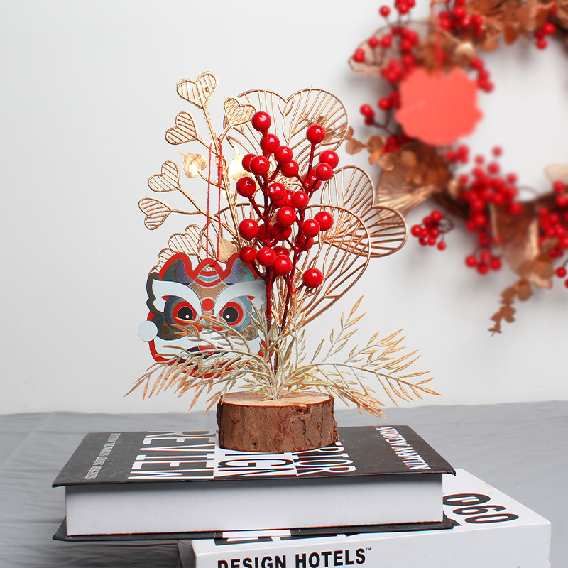 2025 Decoraciones de Año Nuevo Decoraciones de árboles de Navidad Feliz inauguración de la casa Regalos de casa nueva Festival de primavera Año nuevo Año nuevo Año del tigre Regalos en movimiento