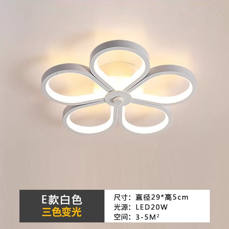 跨境北欧简约灯过道吸顶灯卧室替换楼梯阳台玄关灯具灯led圆圈主|undefined