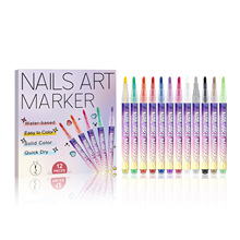 12 Colors Nail Art Pens Set 12ɫ׉TfP P־ɫ