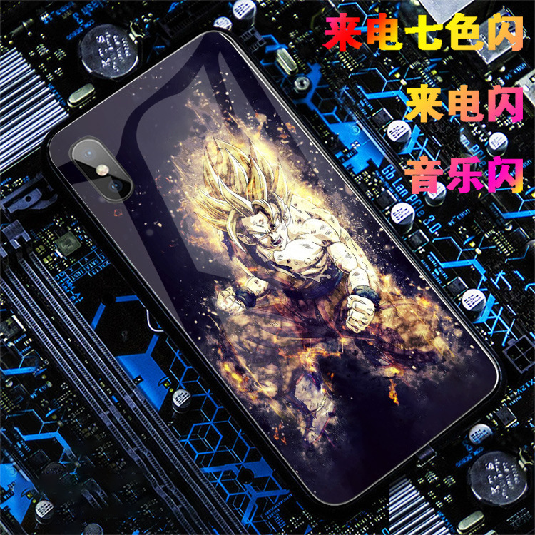 Applicable To The New Iphone13pro Mobile Phone Shell Voice-activated Light-emitting 12max Apple 11promax Anime Xr Male Tide